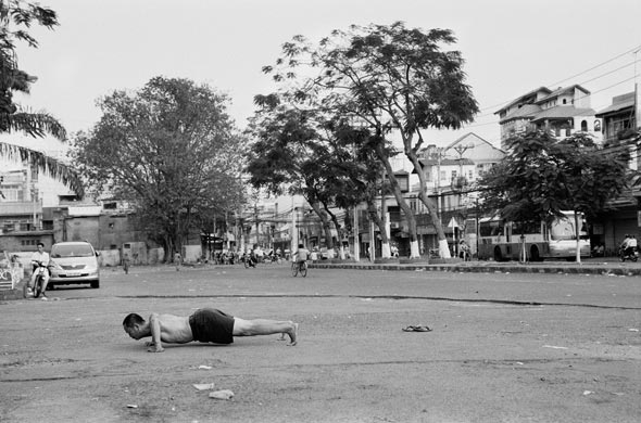 Morgengymnastik in Ho-Chi-Minh-Stadt © Tobias Jacob, 2008